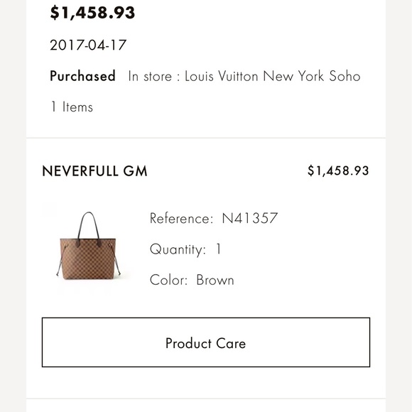 Louis vuitton gm neverful - Picture 3 of 6